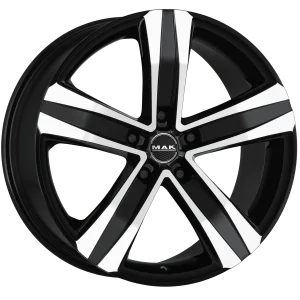 Mak Wheels – STONE5 3 – Black – 15″x6″ 0mm – Summer Wheels – F60505T3BM00AJ